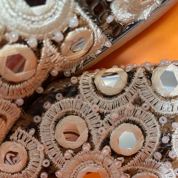 Tory Burch Francesca Roccia Python heels - Picture 7 of 12